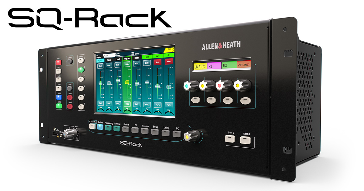 Allen & Heath presenta al NAMM il nuovo modello a rack della serie SQ